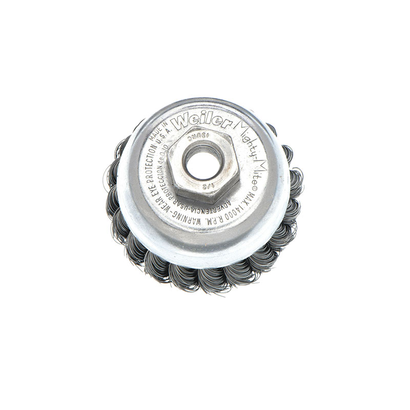 WEILER-Cup-Brush-Twisted-Steel-40L788