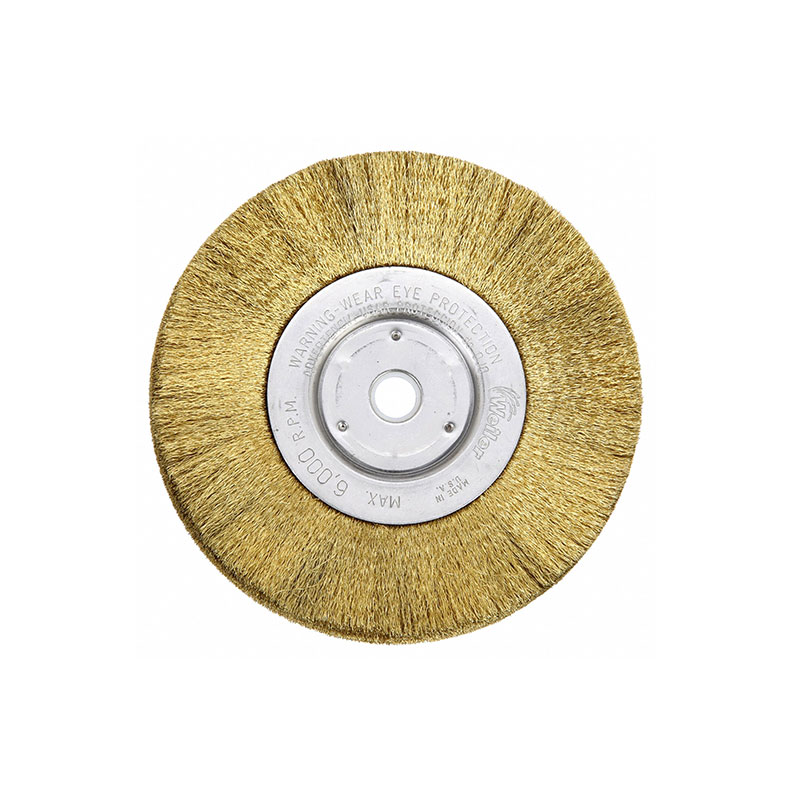WEILER-Wire-Wheel-Brush-Crimped-Brass-33M604