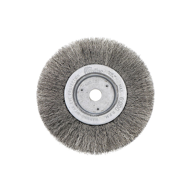 WEILER-Wire-Wheel-Brush-Crimped-Stainless-4F720