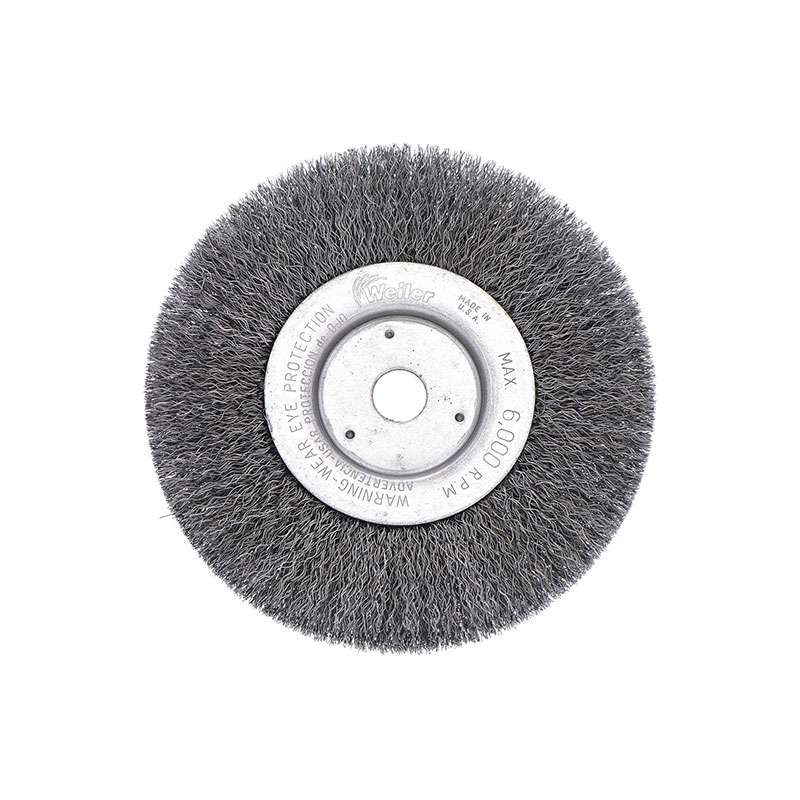 WEILER-Wire-Wheel-Brush-Crimped-Steel-3H443