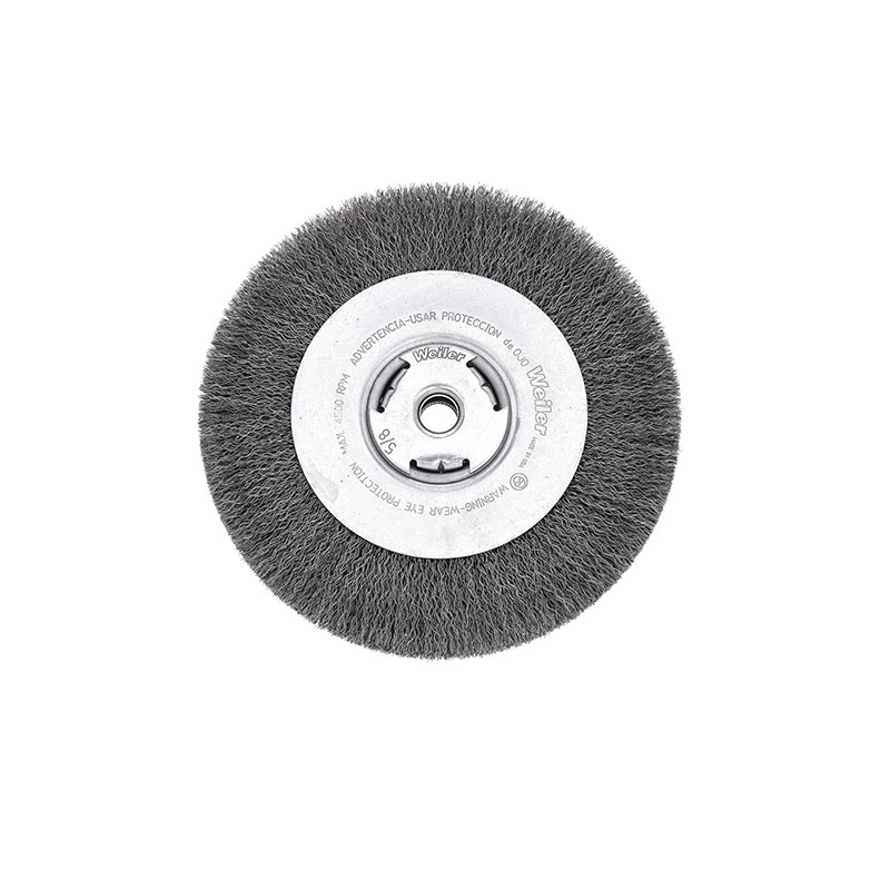 WEILER-Wire-Wheel-Brush-Crimped-Steel-3H483