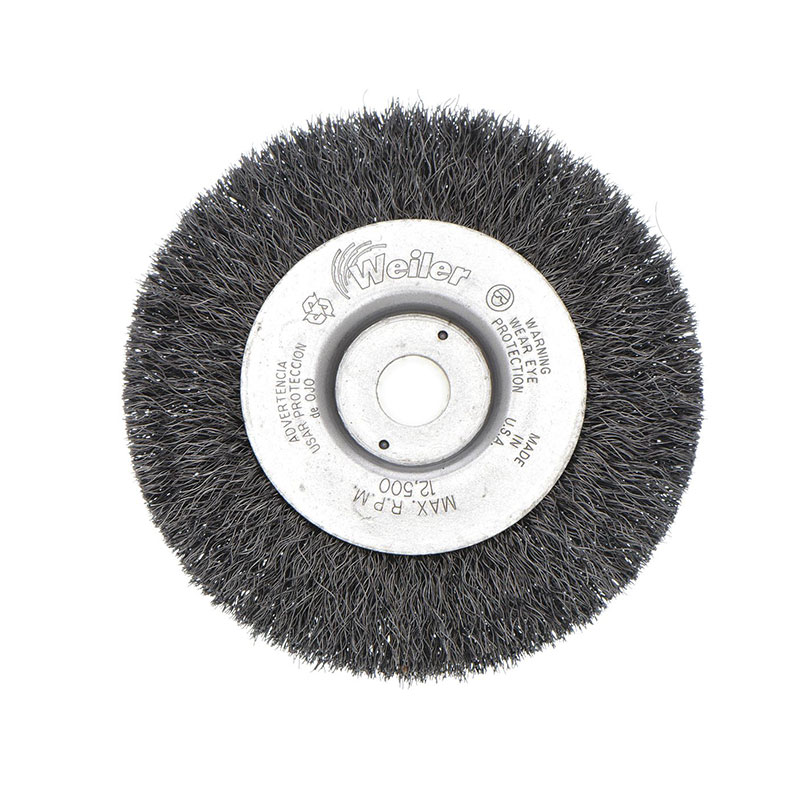 WEILER-Wire-Wheel-Brush-Crimped-Steel-40L779