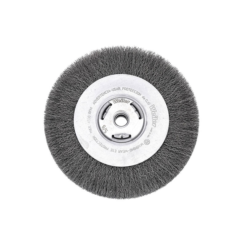 WEILER-Wire-Wheel-Brush-Crimped-Steel-4F722