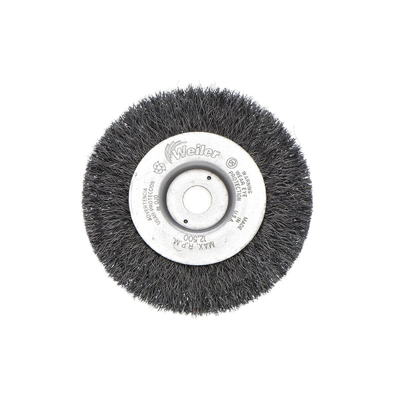 WEILER-Wire-Wheel-Brush-Crimped-Steel-5X889