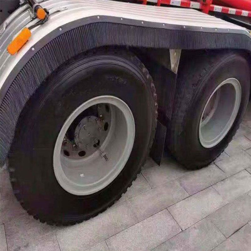 Heavy-duty Truck Trailer Mudflap Brush Strip, Seal & Dustproof Brush Strip with Extra-dense Bristles, Foldable Seal Brush with Flexible Rubber Base for Factory Cabinets
