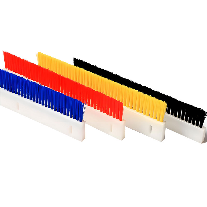 Custom Industrial Cleaning Brush Strip - Brick Machine & PVC Board Brush, Wear-Resistant Nylon Soft/Hard Bristles