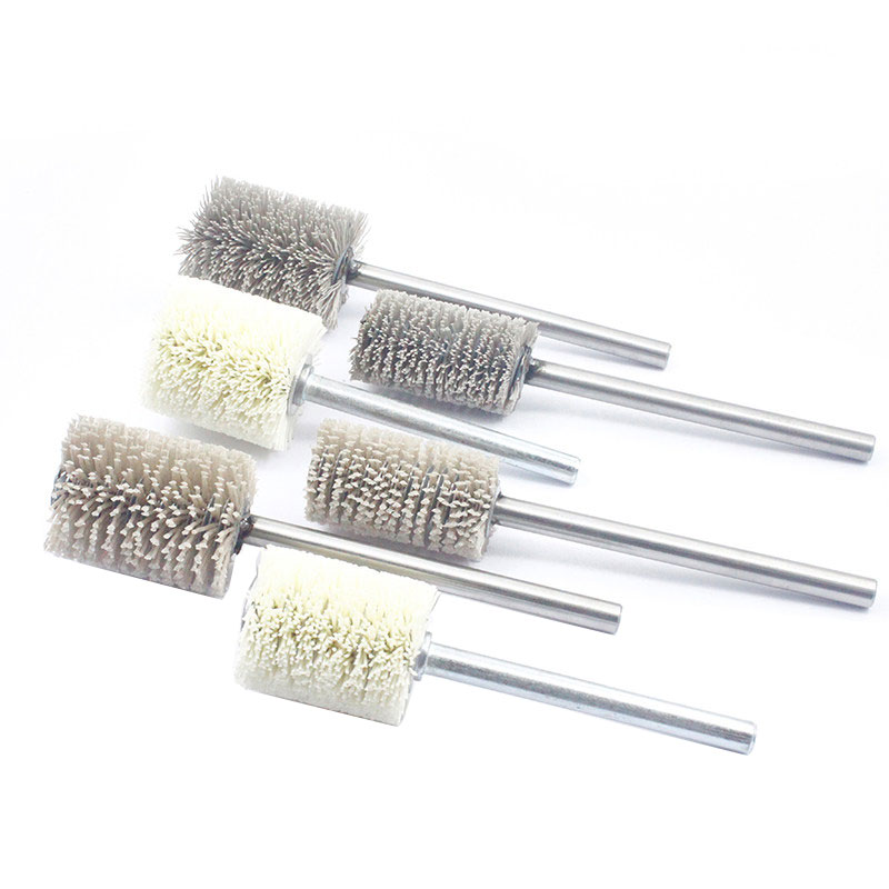 Alumina Ceramic Filament Pipe Brush - Inner Hole Polishing & Deburring Brush for Aluminum Parts & Die Castings