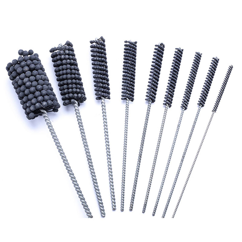 Flexible Honing Brush (Flex Hone) - Valve Body Inner Bore Deburring & Polishing, Engine Cylinder Liner Decarbonization