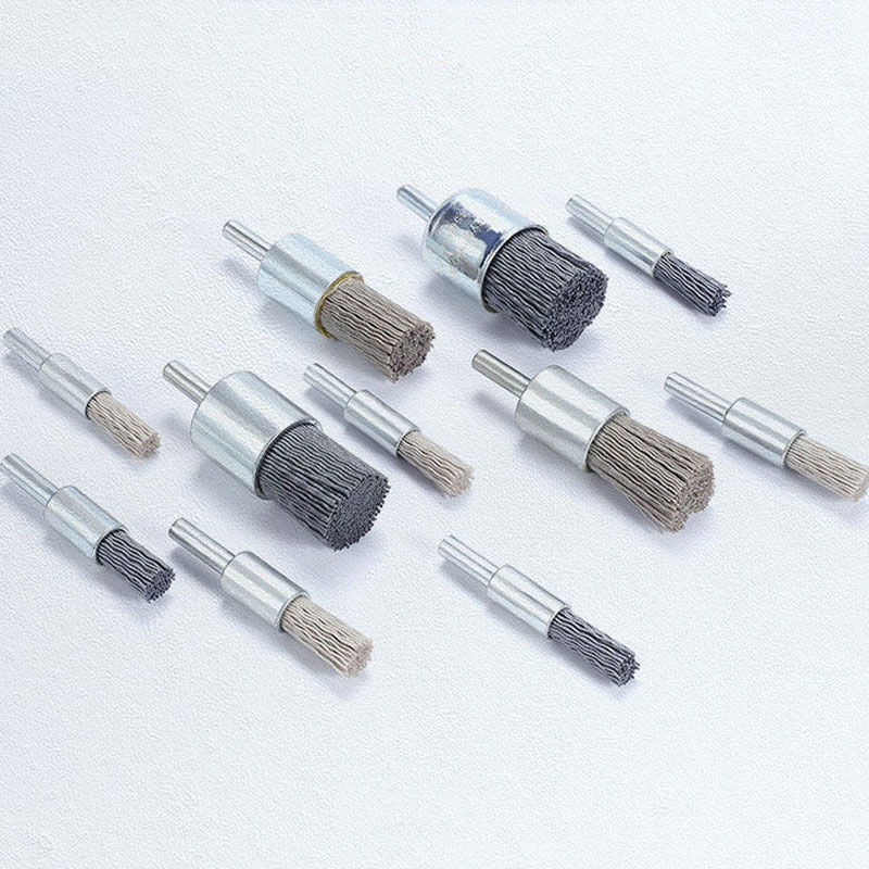 Abrasive Pen Brush & Polishing Mounted Point, Silicon Carbide & Alumina Filament, End Face, Blind Hole, Groove & Crevice Polishing and Cleaning