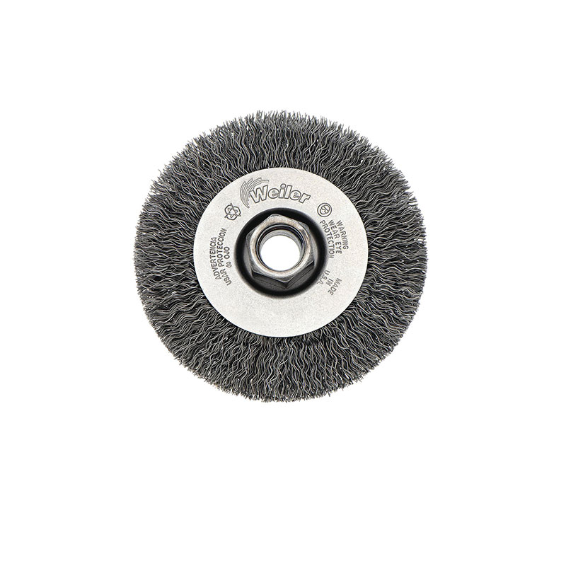 WEILER-Wire-Wheel-Brush-Crimped-Steel-6JXE1
